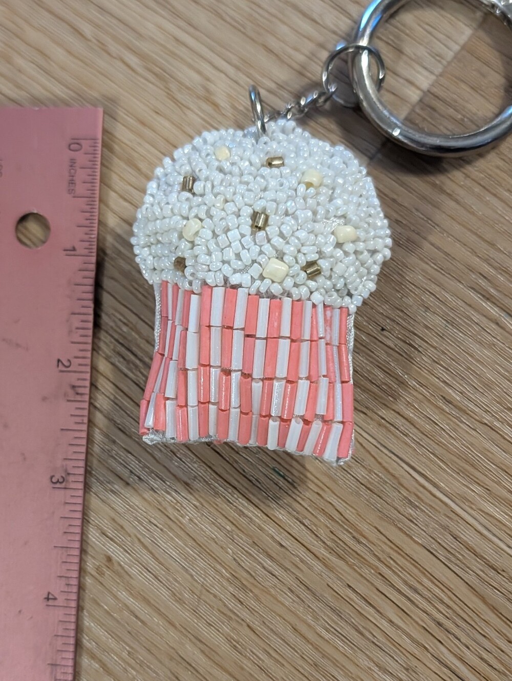 sold**Handmade 3D Beaded Bag Charm 1pc - Picture 14 of 16
